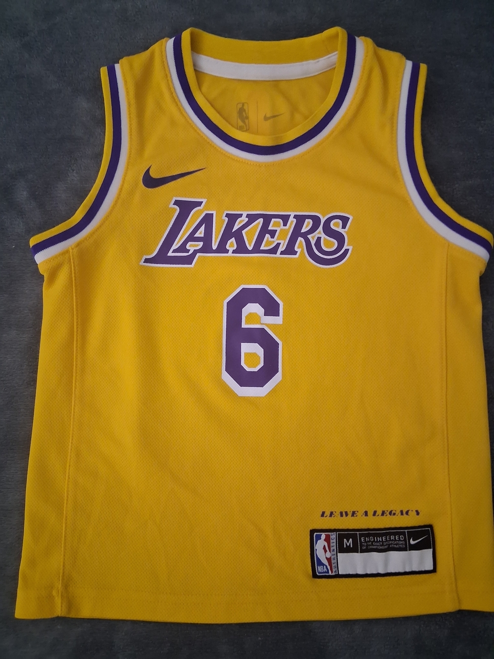 Nike Kids Lakers Yellow & Purple Jersey One-Piece